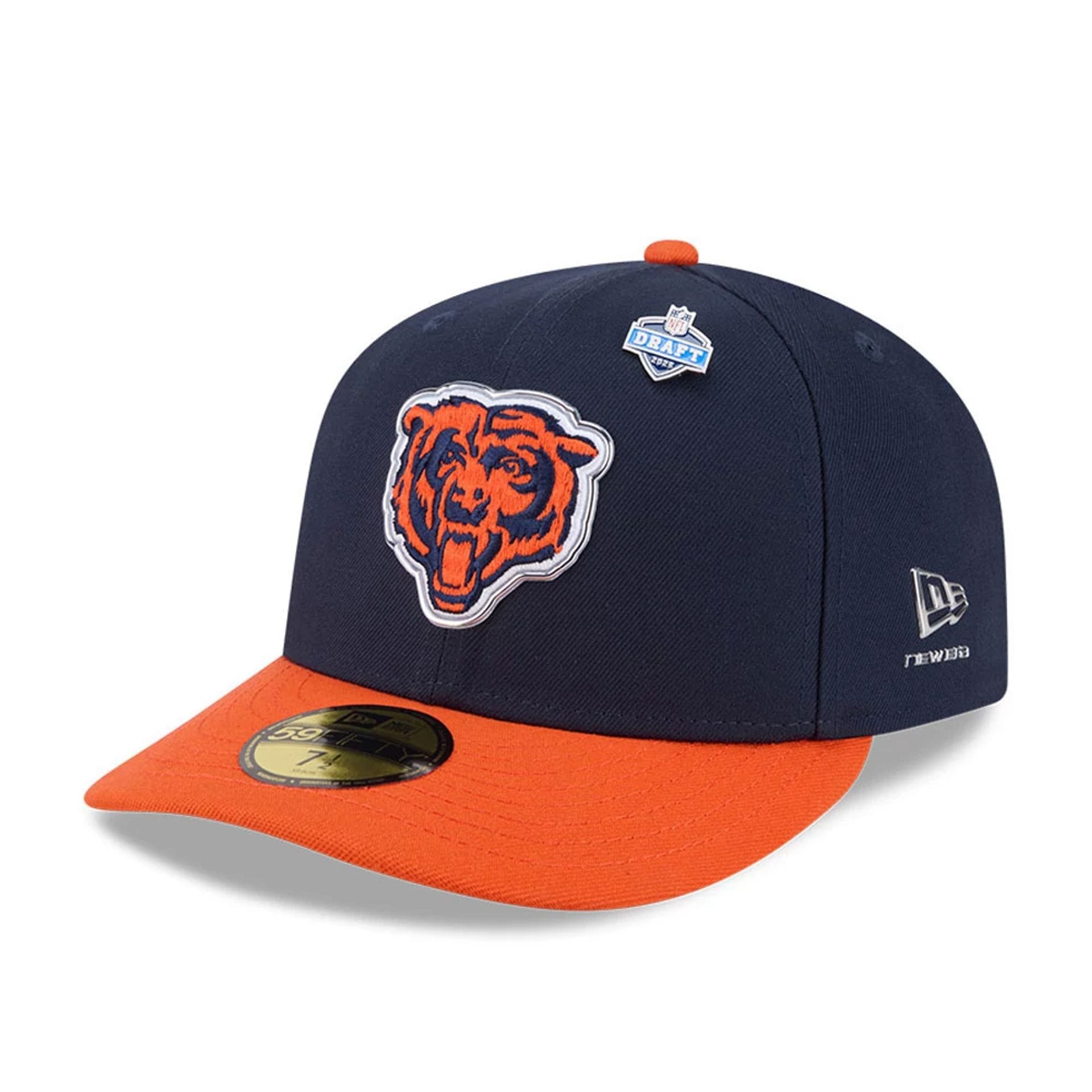 Chicago Bears NFL Draft 2026 Navy 59FIFTY Fitted Cap New Era Cap adult unisex