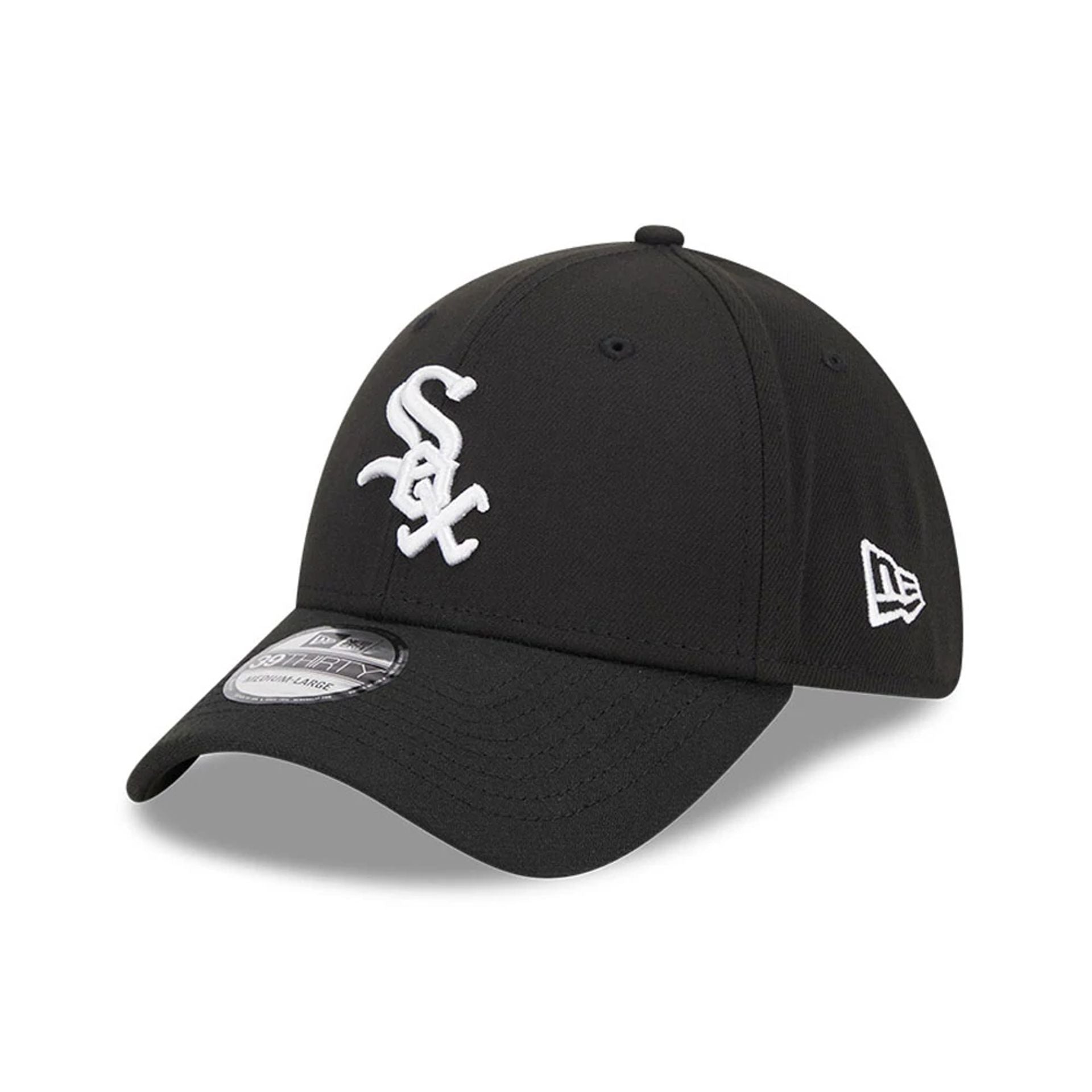 Chicago White Sox MLB Evergreen Black 39THIRTY Stretch Fit Cap New Era Cap adult unisex