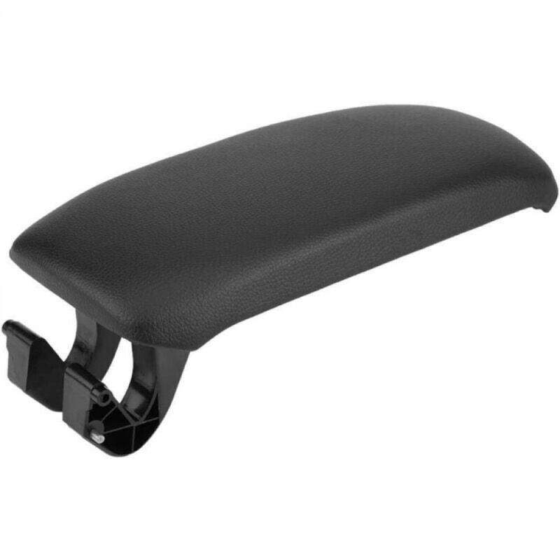 Cyslmuk - Console Armrest Fit for A3 8P/A5 2003-2013 8P0864245P, Car Black Center Console Armrest Lid Cover, Black(Leather)