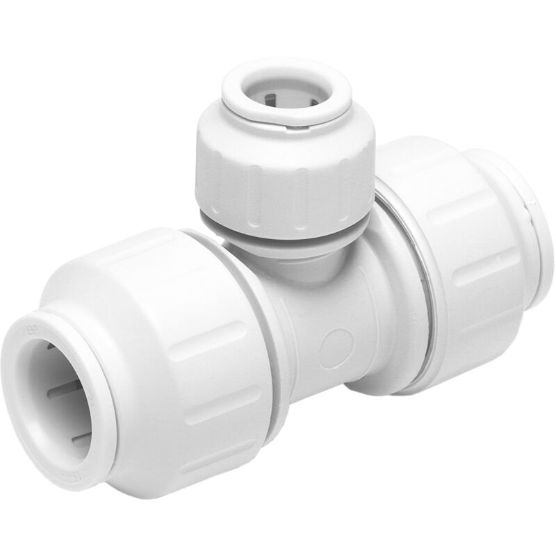 John Guest Speedfit - Reducing Tee 22 x 22 x 10mm PEM302210AW (Pack Of 5)