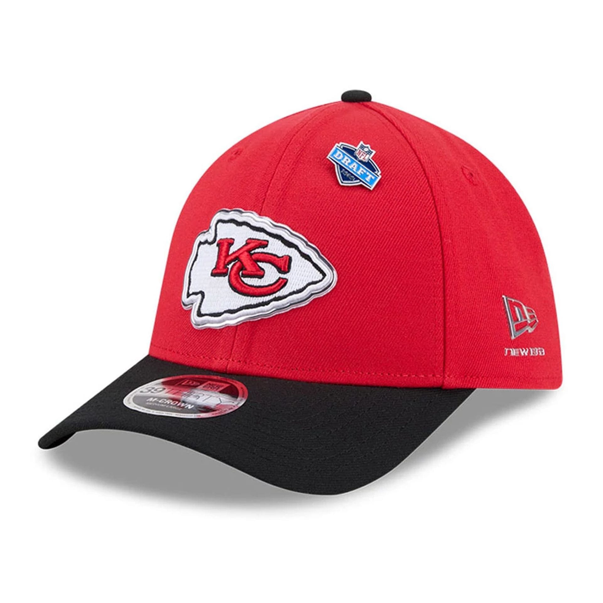 Kansas City Chiefs NFL Draft 2026 Red 39THIRTY M-Crown Stretch Fit Cap New Era Cap adult unisex