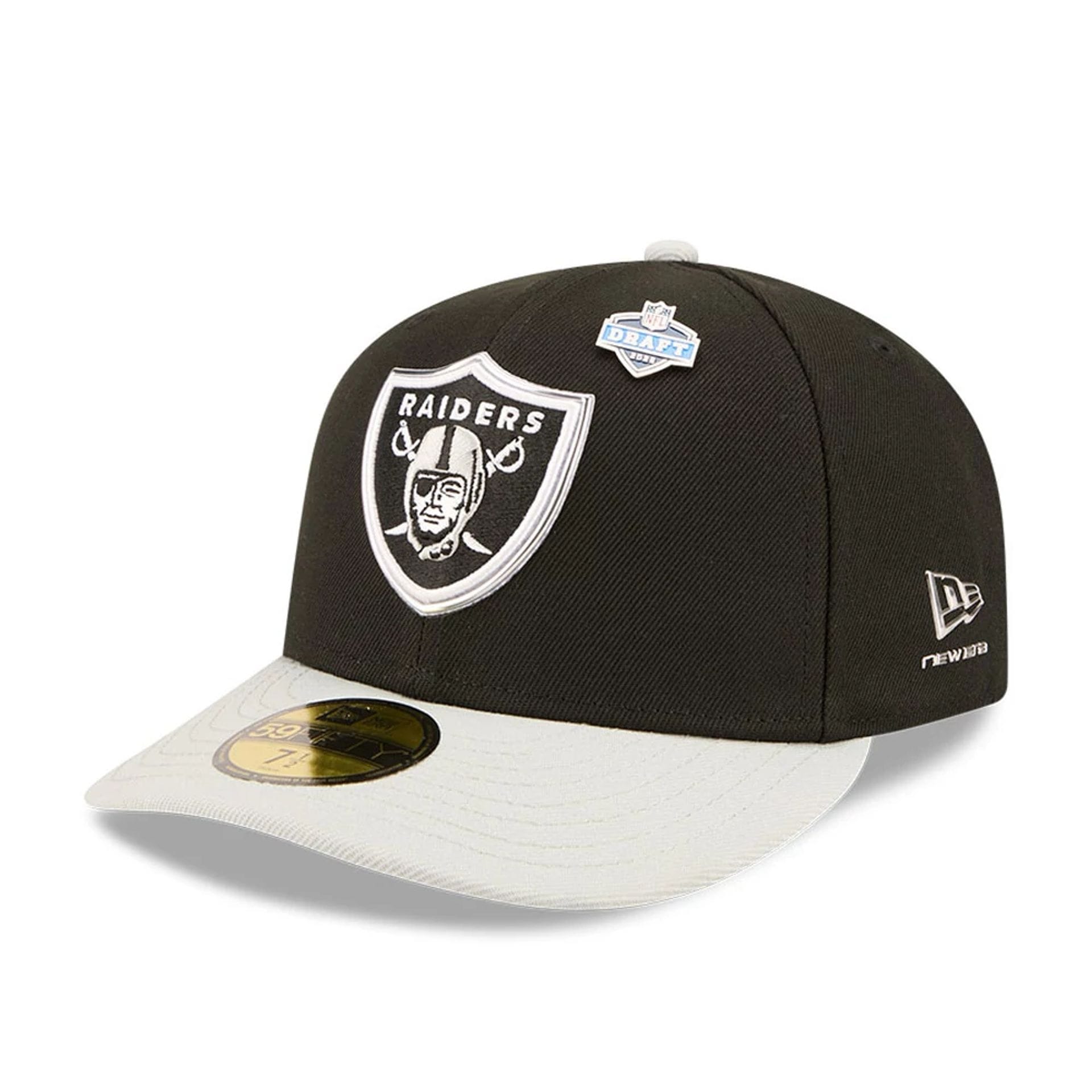 Las Vegas Raiders NFL Draft 2026 Black 59FIFTY Fitted Cap New Era Cap adult unisex