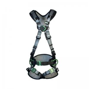 MSA V-Fit Back Chest Hip D-Ring Bayonet Safety Harness with Waistbelt