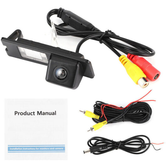 Odipie - Car Rear View Camera, ccd hd Reversing Camera IP68 170 Degree Parking Camera for License Plate Light Fits Fluence Duster