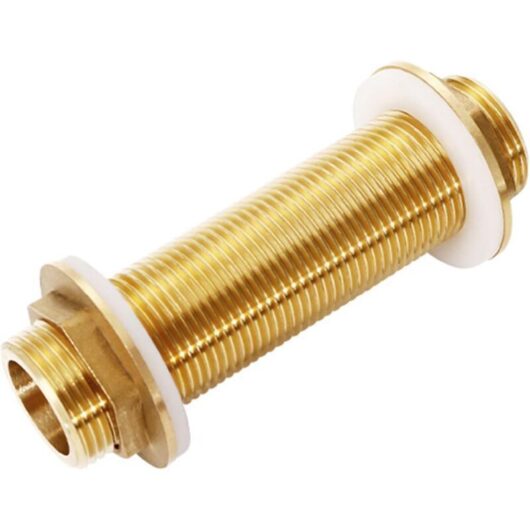 Odipie - G3/4 Brass Bulkhead Fitting, G3/4 Pipe Fitting, for Water Tanks, Gold Brass