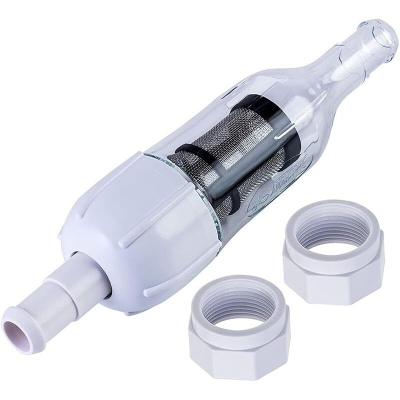 Pool cleaning kit 48-080 with 2 D15 supply hose nuts, Zodiac Polaris 48-080 inline filter, and replaces the Universal Wall Fitting (UWF) 6-504-00