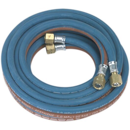 Sealey - SGA5 Oxyacetylene Twin Rubber Hose Set 5m