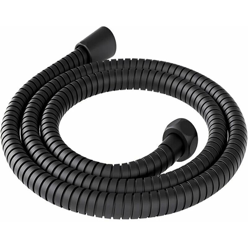 Shower hose 200 cm universal stainless steel anti-kink anti-corrosion shower hose 2 m shower hose shower hose shower hose universal shower cable black