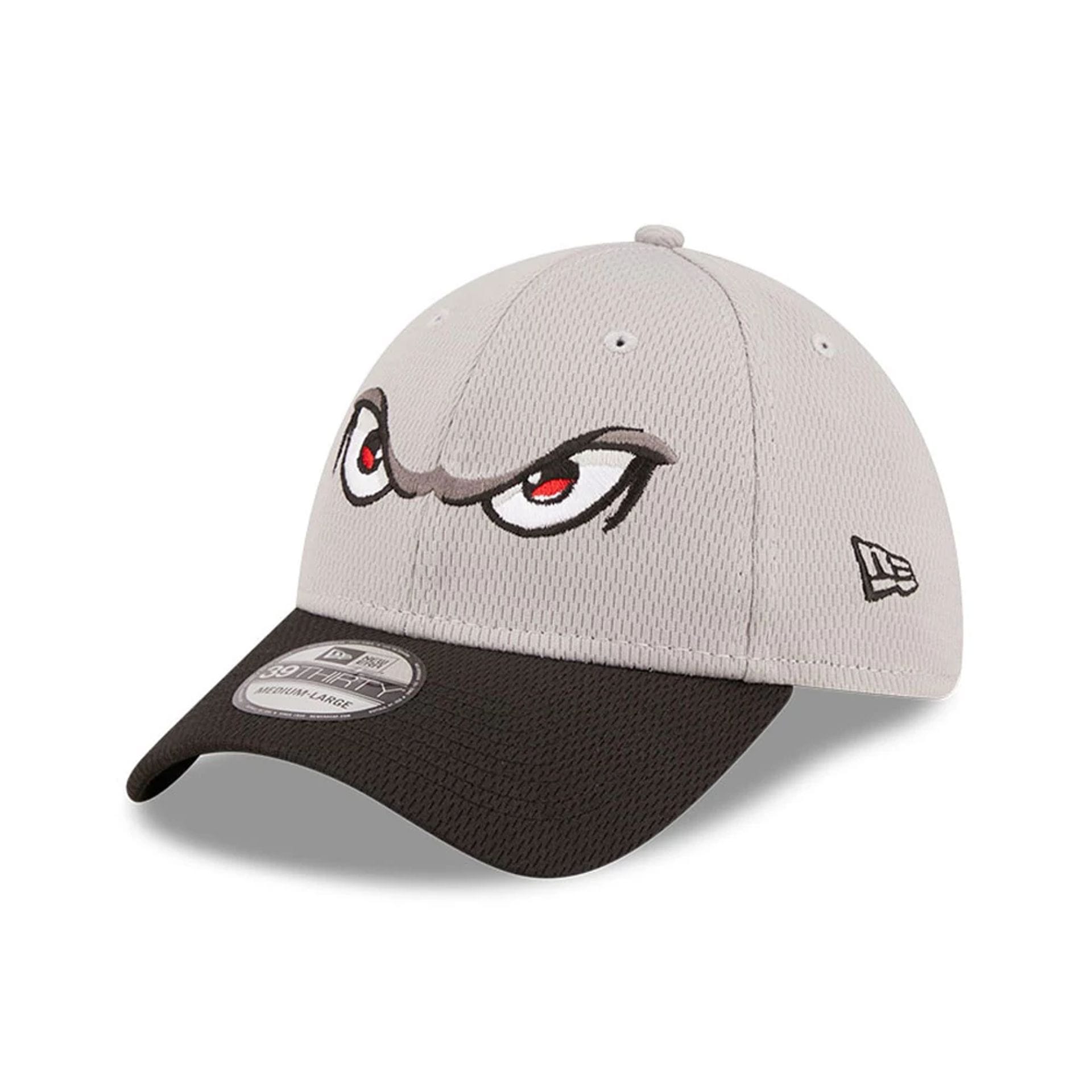 Storm MiLB Batting Practice Light Grey 39THIRTY Stretch Fit Cap New Era Cap adult unisex