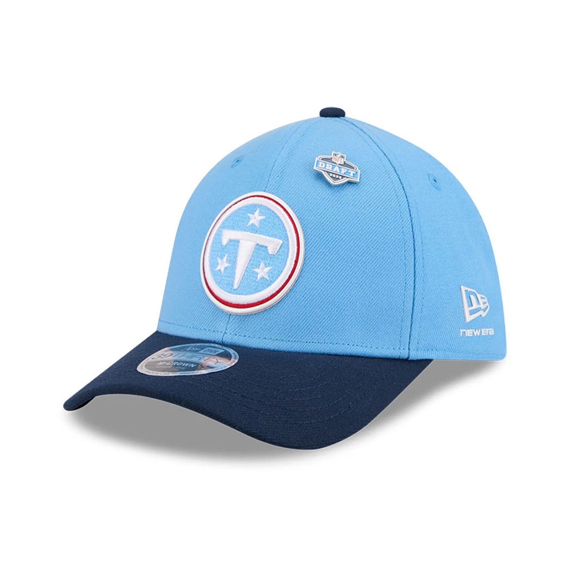 Tennessee Titans NFL Draft 2026 Dark Blue 39THIRTY M-Crown Stretch Fit Cap New Era Cap adult unisex