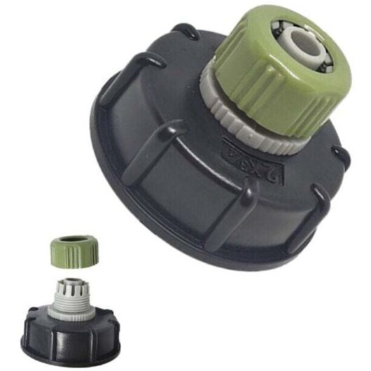Ymyny - Water Tank Connector - Durable Plastic ibc Adapter - S60X6 - 3/4' Hose Fitting Garden Hose Adapter mumu