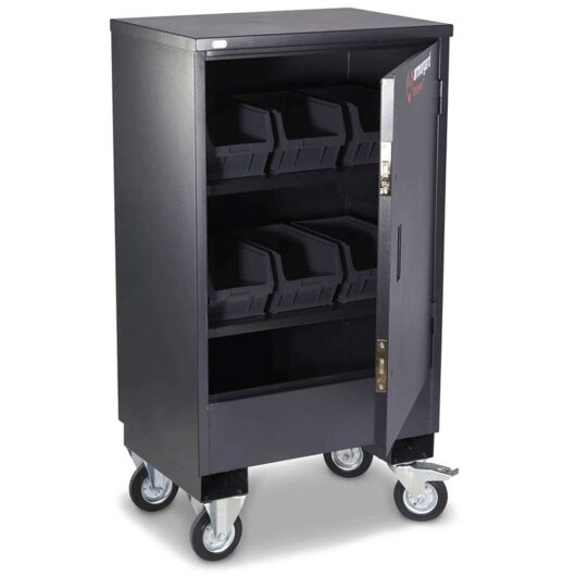 Armorgard Fittingstor Mobile Secure Fittings and Fixings Cabinet 800mm 555mm 1450mm