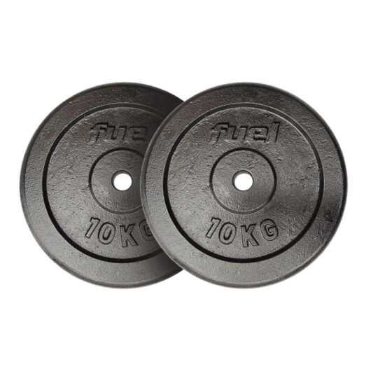 Fuel Fitness Cast Iron Standard Weight Plates - 2 x 10kg