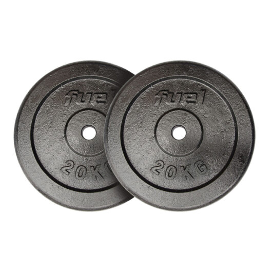 Fuel Fitness Cast Iron Standard Weight Plates - 2 x 20kg