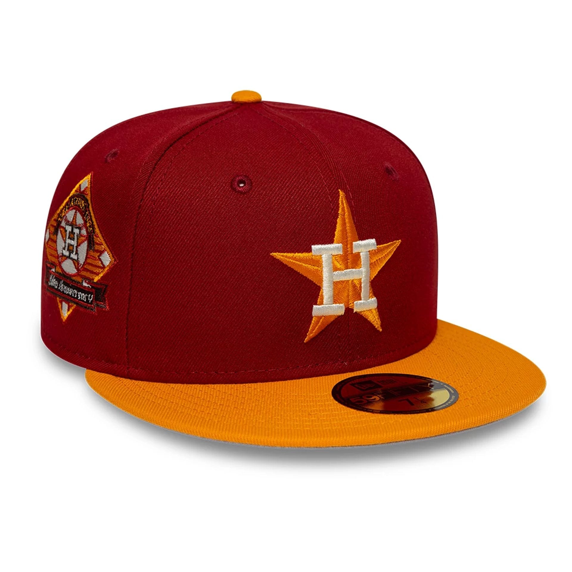 Houston Astros MLB Cooperstown Dark Red 59FIFTY Fitted Cap New Era Cap adult unisex