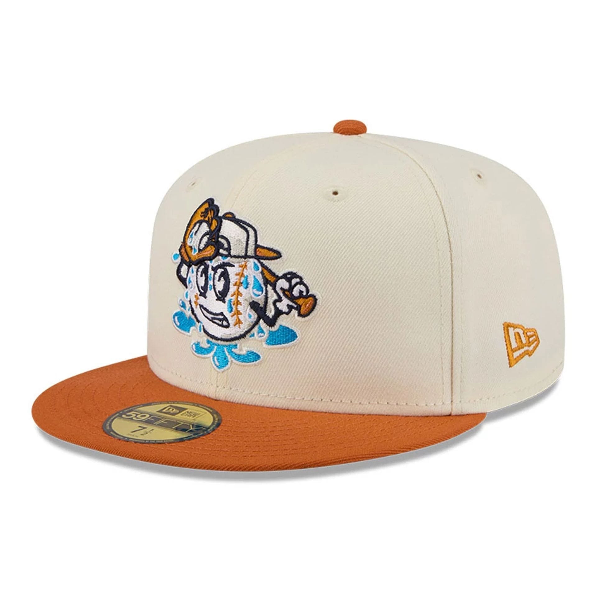 Louisville Bats MiLB Theme Night Cream 59FIFTY Fitted Cap New Era Cap adult unisex