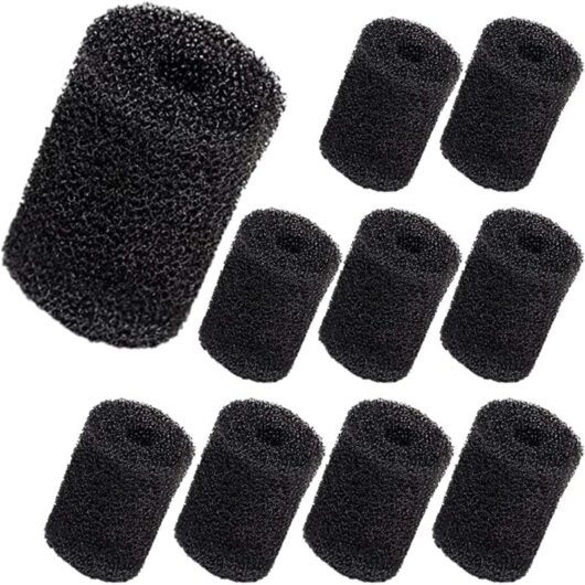 Memkey - 10 Polaris Tail Scrubber Replacement Parts for Vac-Sweep Pool Cleaner Hose Barb - Fits 180,280,360,380,480,3900 Foam at the end of the hose