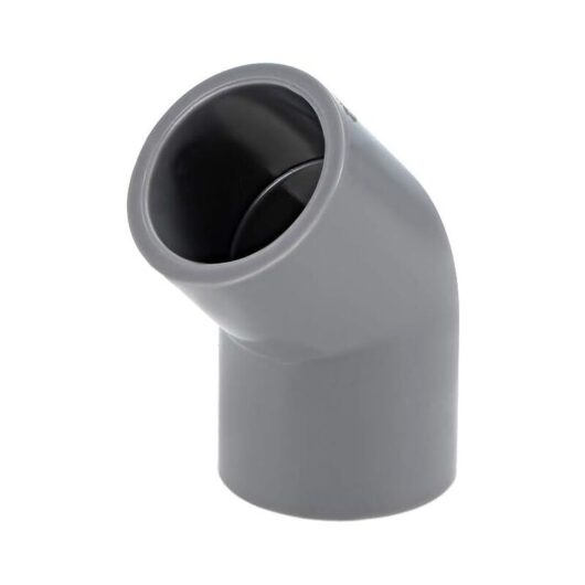 10pcs 20mm grey 45 degree elbow PVC pipe fittings