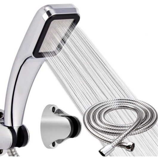 Ccykxa - 3PCS High Pressure Shower Head, Bathroom Shower Head Water Saving Easy Installation - Waist Shape Jet Method